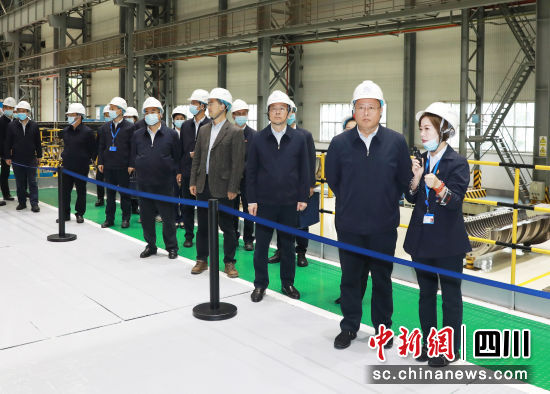 參觀現場。